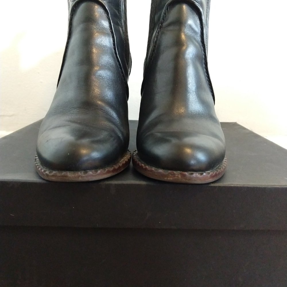 Marc by Marc Jacobs Black Leather Chelsea Ankle Boot Size US 8 - Picture 6 of 10